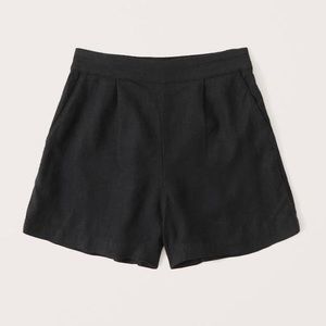 Abercrombie Linen Blend Pull-On Short